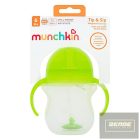 Munchkin itatópohár szívószálas súlyozott Tip and Sip 207ml 6hó zöld