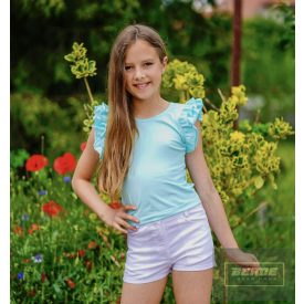 Chipi & Chips fodros ujjú nyári felső-világos türkiz