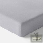 EEVI VÍZÁLLÓ Bambusz frottír  GYERMEK LEPEDŐ világosszürke 120X60