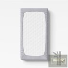 EEVI VÍZÁLLÓ Bambusz frottír  GYERMEK LEPEDŐ világosszürke 120X60