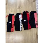 Killy nagylány pamut nadrág-fekete-sötét lazac