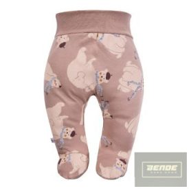 EEVI Cool Beary  kisfiú pamut lábfejes nadrág-bézs