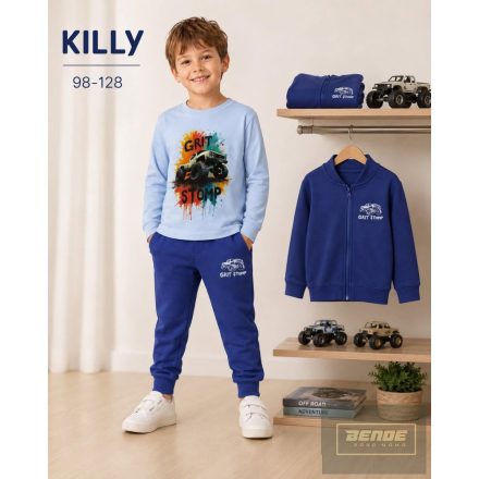 Killy , kisfiú pamut szabadidő nadrág Monster-kék