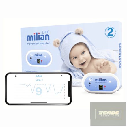 Milian légzésfigyelő Lite Bluetooth 2db érzékelőlappal