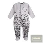 EEVI Magic kislány pamut rugdalózó-szürke ,lábfejes