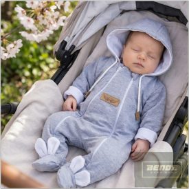   Zyziy & Zuzia  Átmeneti  overál szürke-fehér (tavasz-nyár)