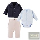 EEVI CEREMONY kisfiú zakó-sötétkék