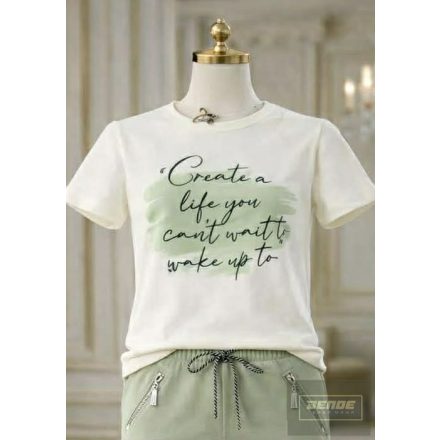 Killy zöld feliratos rövid ujjú felső -2026 tavasz