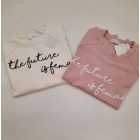 Chipi&Chips nagylány raglán rövid ujjú felső-fehér