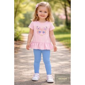 Chipi&Chips kislány pamut leggings világoskék 2026 tavasz