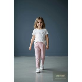 Chipi&Chips kislány rövid ujjú felső-arany mintákkal