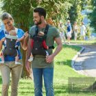 CHICCO Easy Fit textilhordozó 9kg-ig Moon Grey  AJÁNLOTT KOR: 0H +  0 -9 kg testsúlyhoz