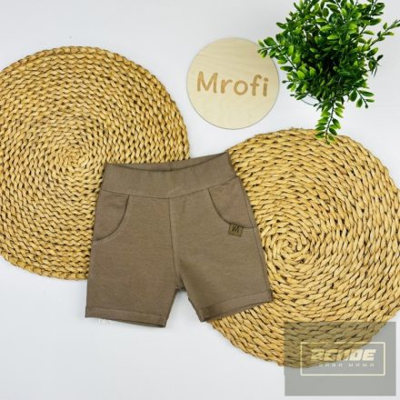 Mrofi kisfiú rövidnadrág Sport -barna