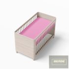 EEvi pamut körgumis lepedő  60x120 cm / sötétrózsaszín