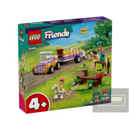 LEGO Friends 42634 Ló- és póniszállító utánfutó