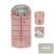 PETITE&MARS Téli szett Jibot 3in1 bundazsák + kézmelegítő kesztyű babakocsira Jasie Dusty Pink