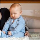 Zyzio&Zuzia 5 részes  keresztelőruha szett ,rugdalózóval , babakék