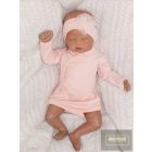 Zyzio&Zuzia 3 részes kislány szett :Body+nadrág+fejpánt /barack