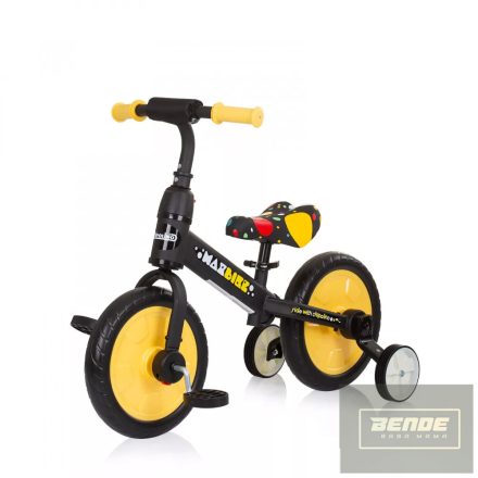 CHIPOLINO MAX BIKE BICIKLI SEGÉDKERÉKKEL - Yellow