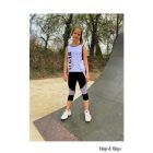 Chipi&Chips 3 részes nyári szett/lila ,fekete