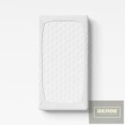 EEvi pamut körgumis lepedő  60x120 cm / fehér