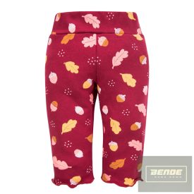 EEVI Fluffy Tails kislány leggings -bordó mintás