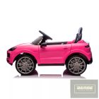 Chipolino Porsche Cayennee lektromos autó bőr üléssel - pink