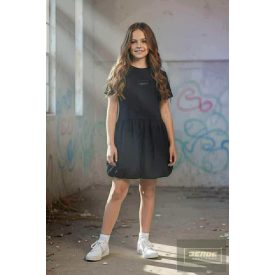   Chipi&Chips nagylány nyári ruha -fekete-hagyma fazon 2026 tavasz