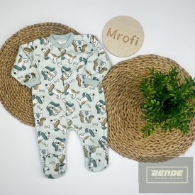 MROFI hosszu ujjú  pamut rugdalózó ,patentos --Plutó