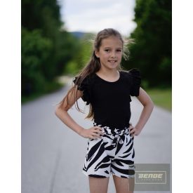 Chipi & Chips fodros ujjú nyári felső-fekete