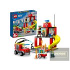 LEGO City 60375 Tűzoltóállomás és tűzoltóautó