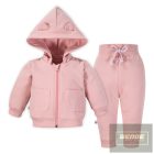 EEVI Fluffy Tails kislány 2 részes szabadidő együttes -rózsaszín