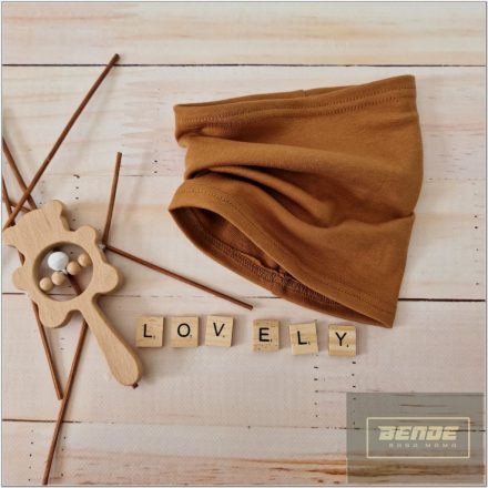 Zyzio&Zuzia elasztikus pamut babasál-barna