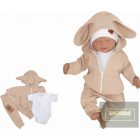 Zyzio&Zuzia 3 részes együttes fülekkel-bézs