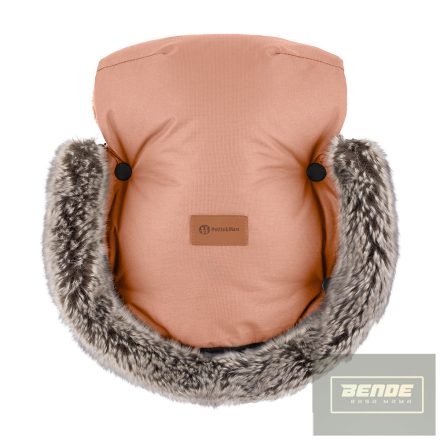 PETITE&MARS Kesztyű / Kézmelegítő babakocsira Furry Pastel Peach
