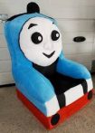 Smyk figurás,kihajtható plüss fotel Thomas