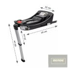 Lorelli Isofix bázistalp Aria Luxe 40x87 cm autóshordozóhoz 