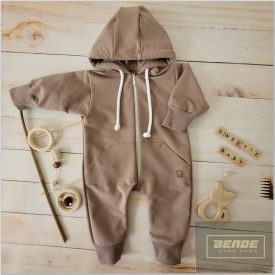   Zyzio&Zuzia átmeneti pamut overál , csokoládé (tavasz-nyár)