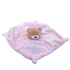 Macis plüss alvókendő 28 cm/rózsaszín