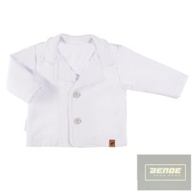 EEvi kisfiú steppelt alkalmi kabát fehér