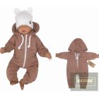 Zyzio&Zuzia átmeneti pamut overál , csokoládé (tavasz-nyár)