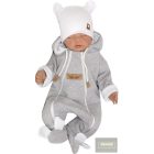 Zyzio&Zuzia -dupla pamut sapka,fülecskékkel -fehér