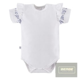 EEVI botanic rövid ujjú  body -fehér-kék