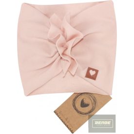   Zyzio&Zuzia -széles,turbán jellegű pamut hajpánt -púder 