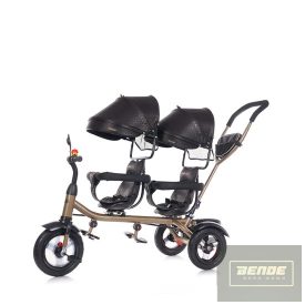 Chipolino 2Play ikertricikli kupolával - Obsidian/Gold