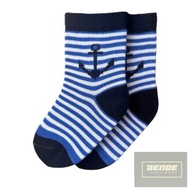 Topp Baba zokni/Bokazokni csíkos horgony