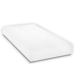 Szivacs matrac 60 x 120 x 6 cm fehér huzattal