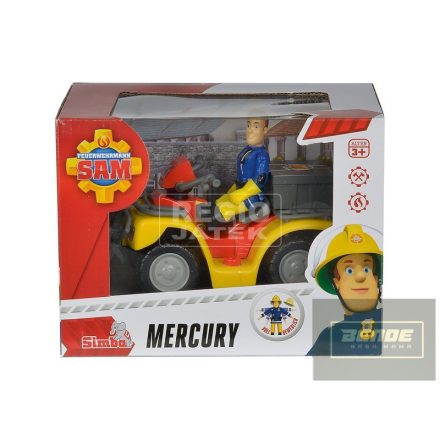  Sam a tűzoltó Mercury quad figurával - 11 cm