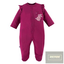 EEVI pamut rugdalózó ,patentos , lábfejes Bloom-bordo