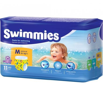 SWIMMIES Medium 11 db úszópelenka 12kg +